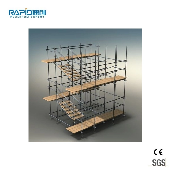 Construction Scaffolding HDG Steel Layher All Round Concrete Formwork Ringlock Scaffolding Building Material