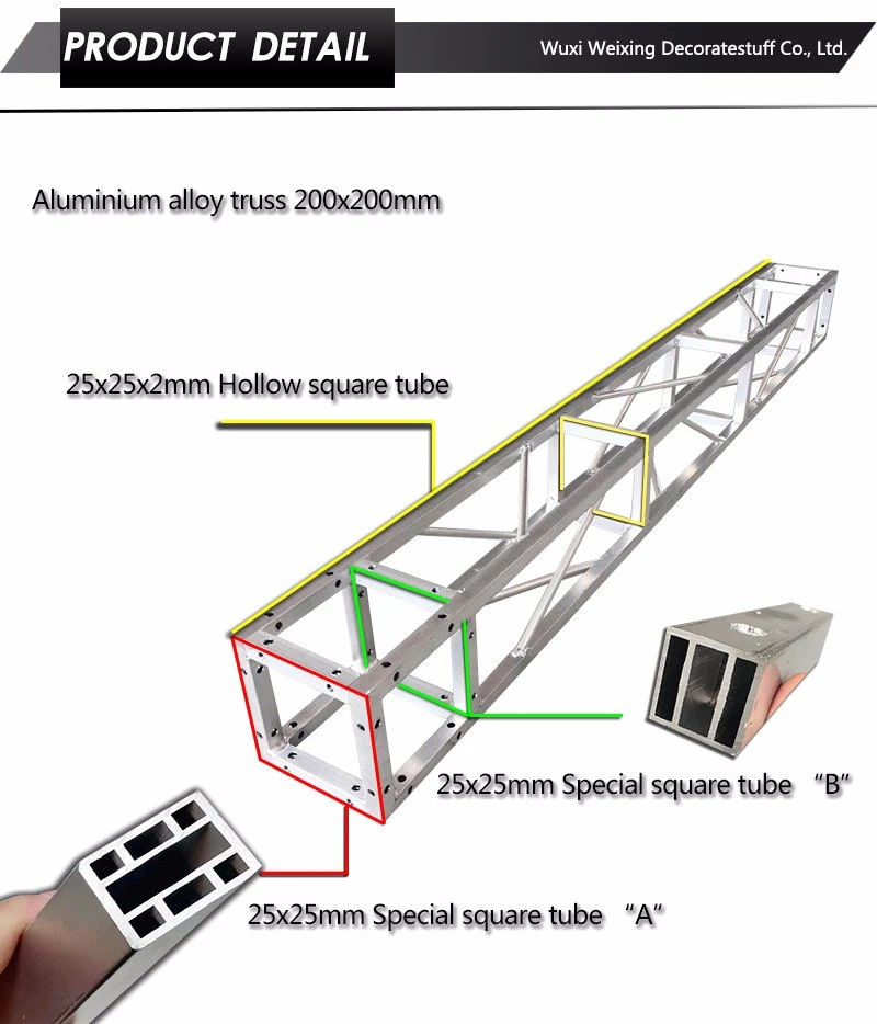 Trade Show Portable Exhibition Concert Events Wedding Stage Lighting Show Speaker Aluminum Truss with Curved Roof LED Display Background Advertising Truss