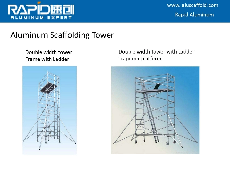 Aluminum Scaffolding Steel Scaffold Mobile System Tower for Construction (En Standard)