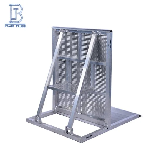 Crowd Barriers Aluminum Concert Barricade Crowd Control Aluminum Stage Aluminum Straight Barrier Sections